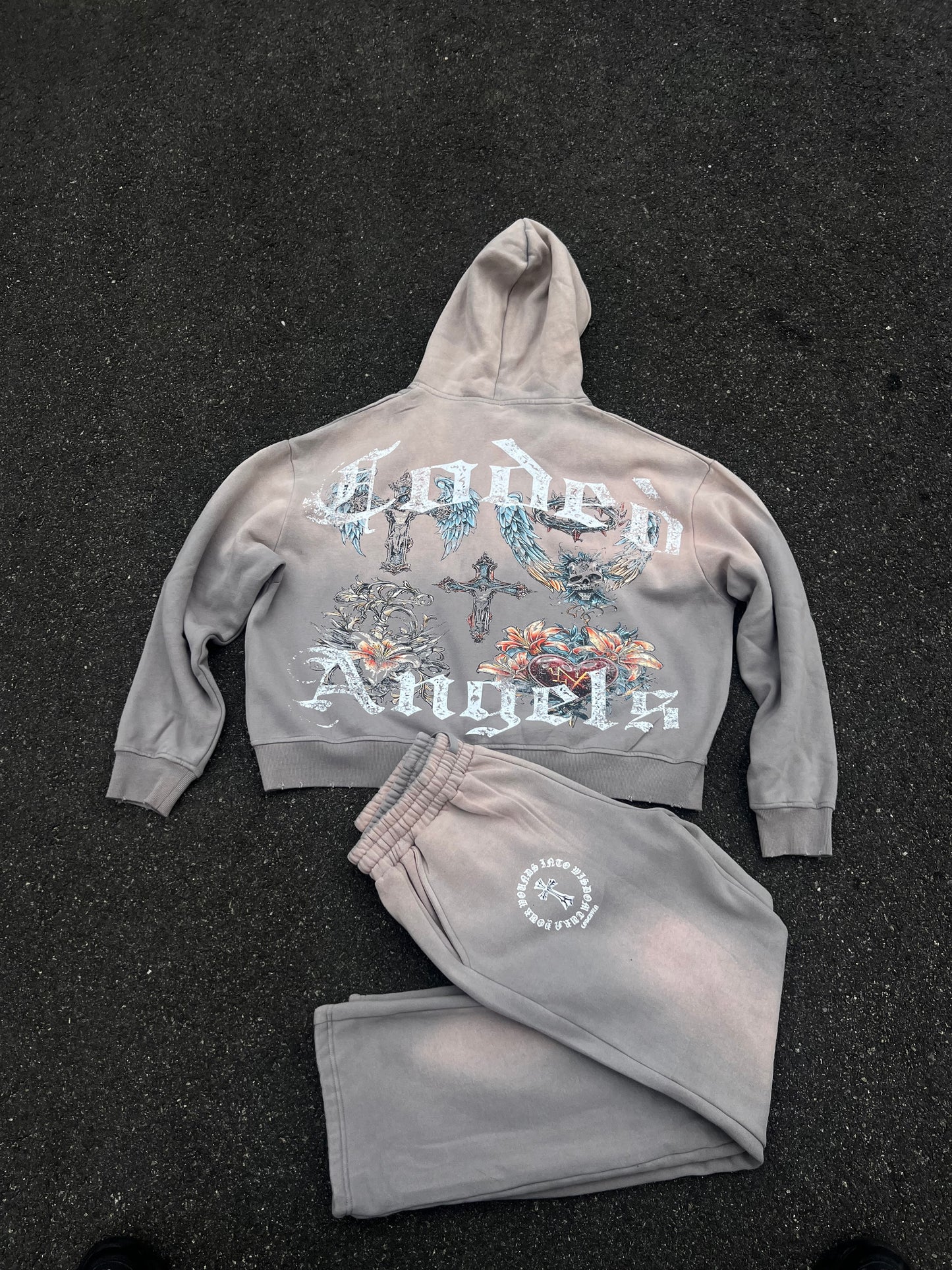 CODEDVZN CROP ZIP-UP SET