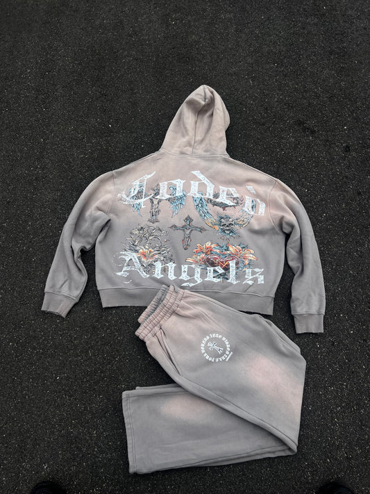 CODEDVZN CROP ZIP-UP SET